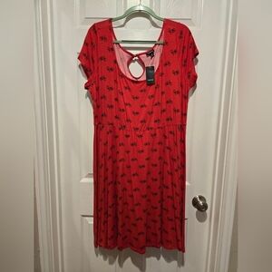 Torrid red bicycle dress size 2